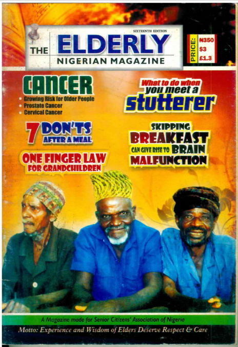 16th Edition of The Elderly Nigerian Magazine