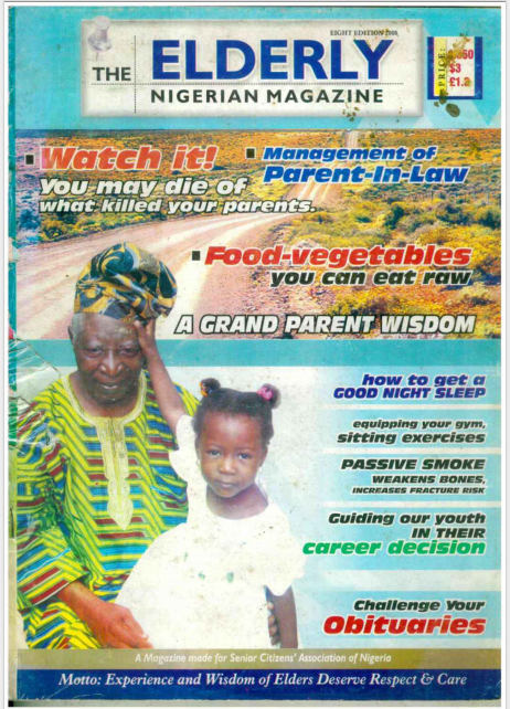 8th Edition of The Elderly Nigerian Magazine